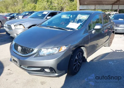 2013 Honda Civic Ex-L из США, поврежденный, VIN 2HGFB2F97DH523489